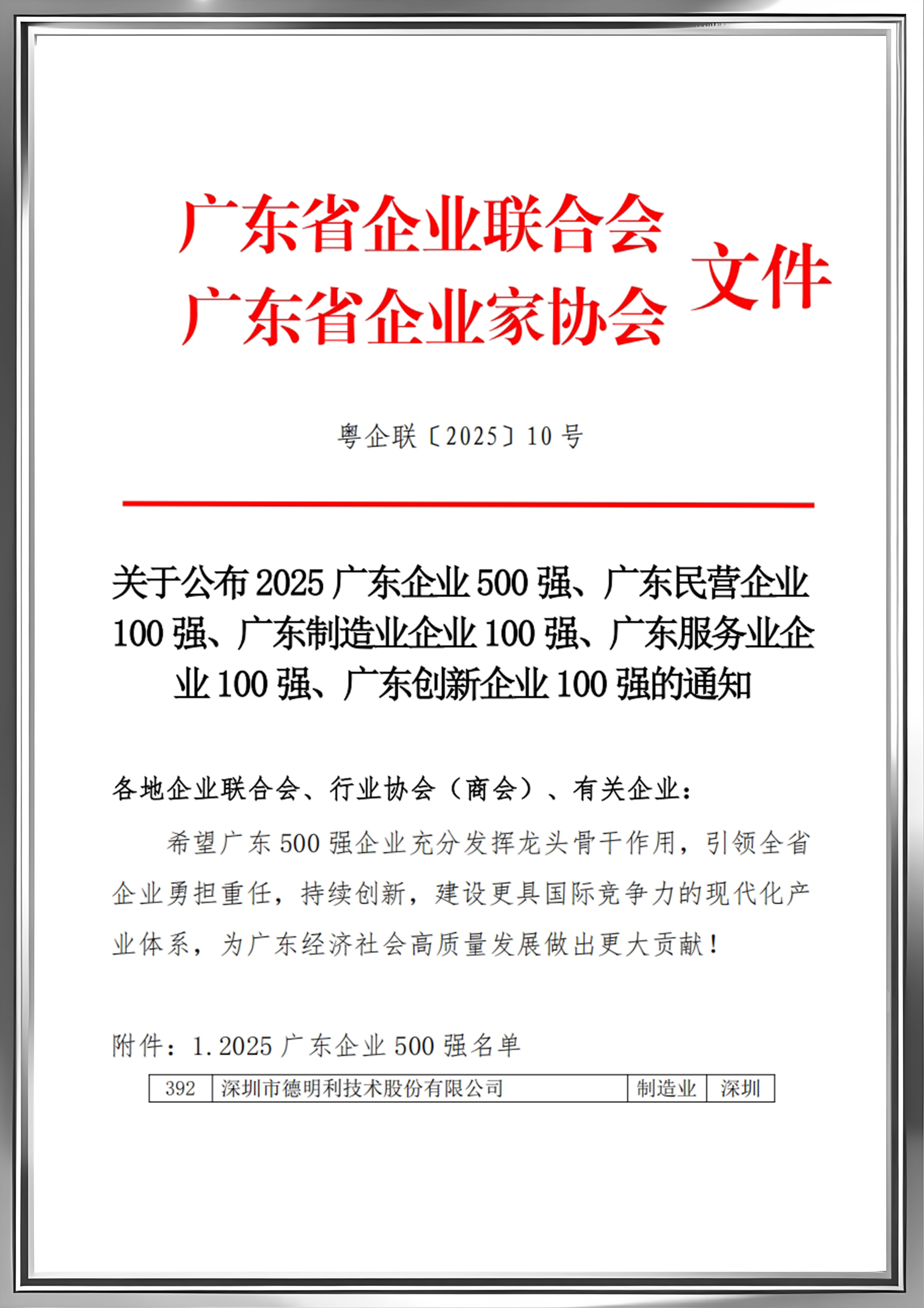 广东企业500强
