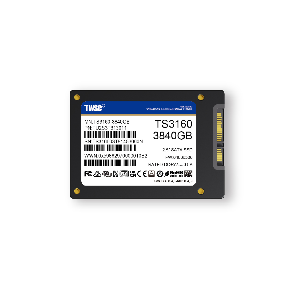 2.5-inch SATA SSD TS3160