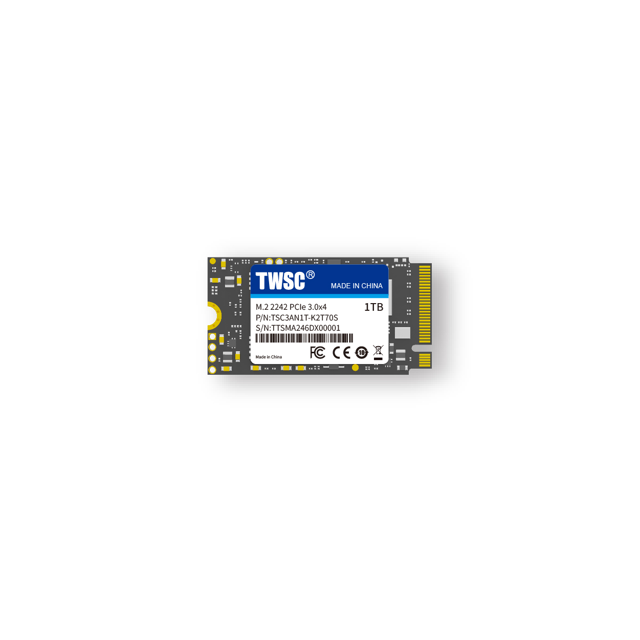 M.2 2242 PCIe 3.0x4 NVMe SSD